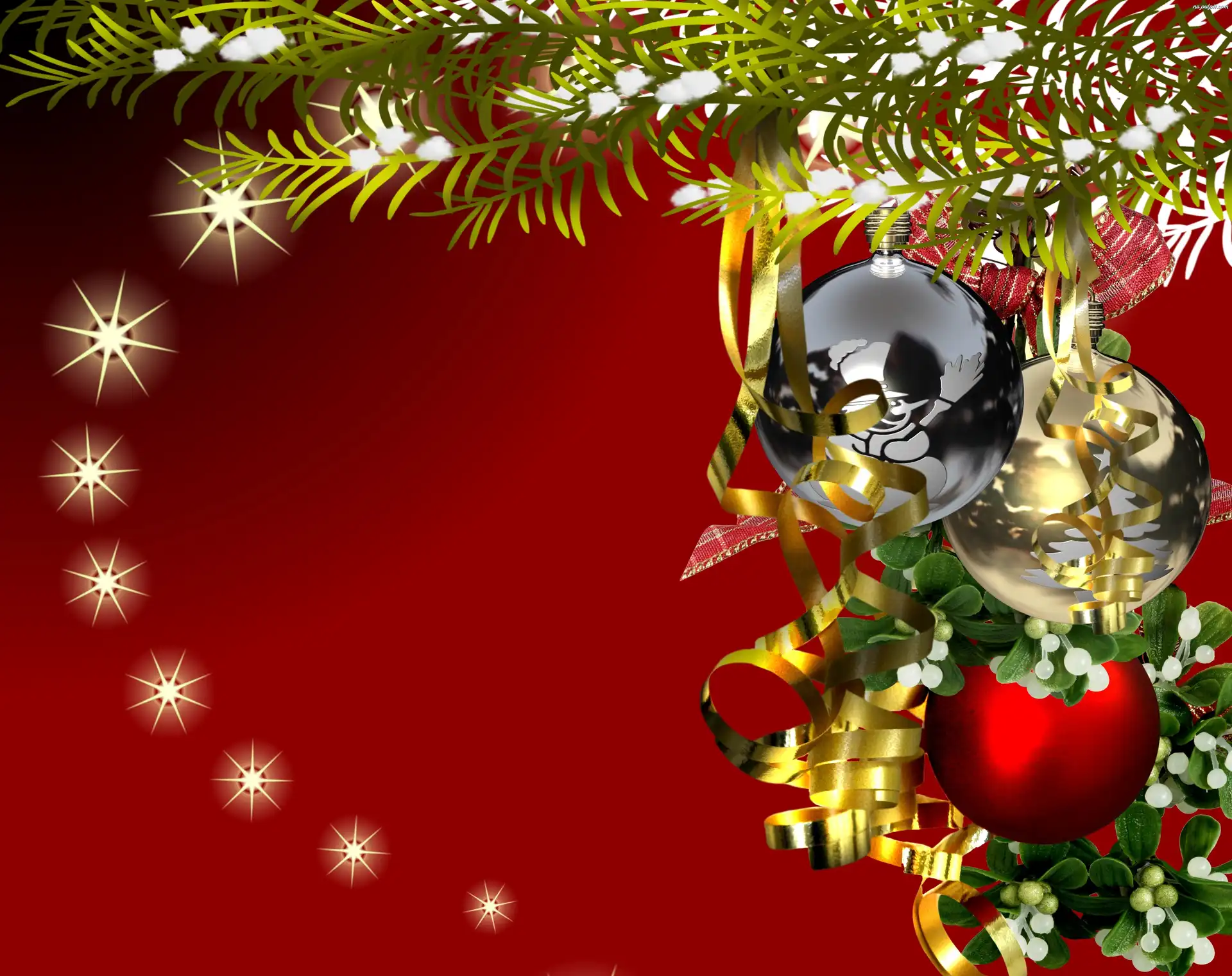 choinki gwiazdeczki bombki gałązka na pulpit bombki christmas decorations